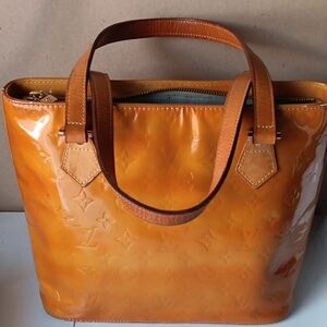 Louis Vuitton Amber Monogram Vernis Tote Bag